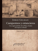 Campesinos y estancieros: Una región del Río de la Plata a finales de la época colonial 