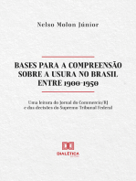 Bases para a compreensão sobre a Usura no Brasil entre 1900-1950: uma leitura do Jornal do Commercio/RJ e das decisões do Supremo Tribunal Federal