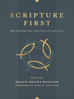 Scripture First: Biblical Interpretation that Fosters Christian Unity