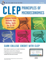 CLEP® Principles of Microeconomics Book + Online