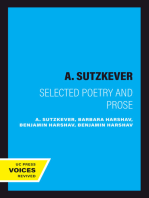 A. Sutzkever: Selected Poetry and Prose