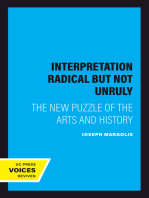 Interpretation Radical but Not Unruly: The New Puzzle of the Arts and History