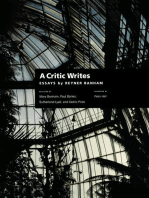 A Critic Writes: Selected Essays by Reyner Banham