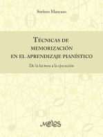 Técnicas de memorización en el aprendizaje pianístico: De la lectura a la ejecución