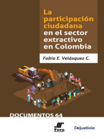 La participación ciudadana en el sector extractivo en Colombia