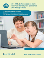 Recursos sociales y comunitarios para personas con discapacidad. SSCE0111