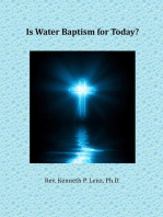 Is Water Baptism for Today?: Books by Kenneth P. Lenz