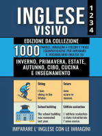 Inglese Visivo 1+2+3+4 - Edizione da Collezione - 1000 Immagini, 1000 Parole e 1000 Frasi di Esempio Bilingue per Imparare il Vocabolario Inglese