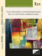 Desafíos contemporáneos de la legítima hereditaria