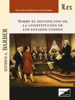 Sobre el significado de la Constitudción de los Estados Unidos