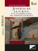 Justicia en la URSS: Una interpretación del derecho