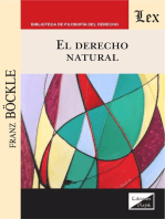 El derecho natural