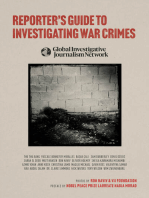 Reporter’s Guide to Investigating War Crimes: A Global Investigative Journalism Network Resource