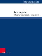 Re e popolo: Istituzioni arcaiche tra storia e comparazione