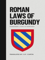 Roman Laws of Burgundy