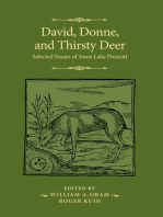 David, Donne, and Thirsty Deer: Selected Essays of Anne Lake Prescott