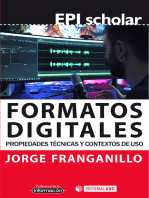 Formatos digitales: Propiedades técnicas y contextos de uso