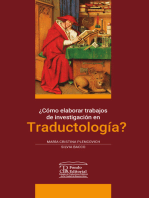 ¿Cómo elaborar trabajos de investigación en traductología?