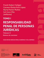 Tomo I. Responsabilidad penal de Personas Jurídicas. Volumen II Sistema de sanciones