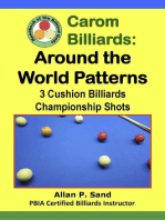 Carom Billiards: Around the World Patterns - 3-Cushion Billiards Championship Shots