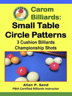 Carom Billiards: Small Table Circle Patterns - 3-Cushion Billiards Championship Shots