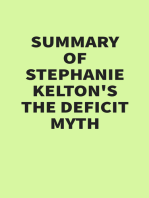 Summary of Stephanie Kelton’s The Deficit Myth