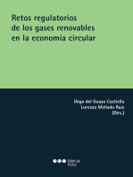 Retos regulatorios de los gases renovables en la economía circular