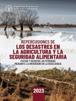 Repercusiones de los desastres en la agricultura y la seguridad alimentaria 2023: Evitar y reducir las pérdidas mediante la inversión en la resiliencia