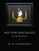 Not for Specialists: New and Selected Poems