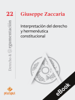 Interpretación del derecho y hermenéutica constitucional