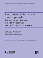 Reconocer la injusticia para repararla: La representación de las víctimas en la literatura vasca