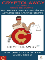 Cryptolawgy: Volume 2 Guide de survie aux risques juridiques liés aux activités des affaires crypto: CRYPTOLAWGY, #2