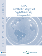 O-TTPS: for ICT Product Integrity and Supply Chain Security – A Management Guide