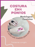 Costura Em 4 Pontos