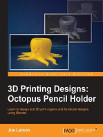 3D Printing Designs: Octopus Pencil Holder