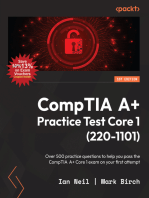 CompTIA A+ Practice Test Core 1 (220-1101): Over 500 practice questions to help you pass the CompTIA A+ Core 1 exam on your first attempt