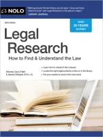 Legal Research: How to Find & Understand the Law