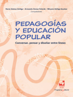 Pedagogías y educación popular: Conversar, pensar y disoñar entre líneas