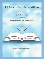 El Sermón Expositivo: Guía práctica para la preparación de sermones bíblicos