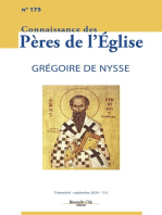 Connaissance des Pères de l'Église n°175: Grégoire de Nysse