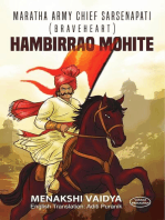 Maratha Army Chief Sarsenapati (Braveheart) Hambirrao Mohite