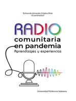 Radio comunitaria en pandemia: Aprendizajes y experiencias