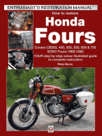 How to restore Honda SOHC Fours: YOUR step-by-step colour illustrated guide to complete restoration