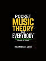 Pocket Music Theory For Everybody: Things You Should Know (Questions and Answers)