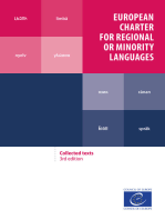 European Charter for Regional or Minority Languages: Collected texts 3rd edition