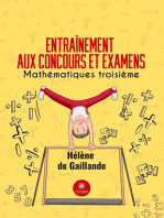 Entraînement aux concours et examens: Mathématiques troisième