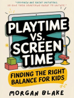 Playtime Vs. Screen Time: Finding The Right Balance For Kids.