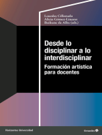 Desde lo disciplinar a lo interdisciplinar: Formación artística para docentes