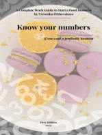 Know Your Numbers: A complete work guide to start a profitable food business