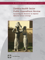 Zambia Health Sector Public Expenditure Review: Accounting for Resources to Improve Effective Service Coverage